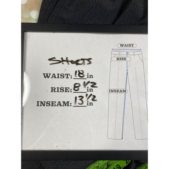 Spyder Boys XL Active ProWB Stretch Shorts Elastic Waistband Black - Picture 6 of 11